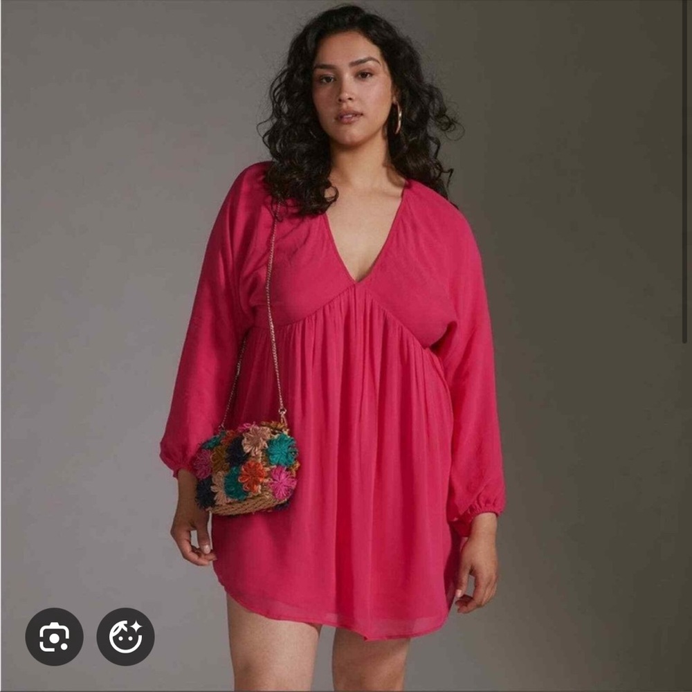 Anthropologie LetMeBe Pink Dress